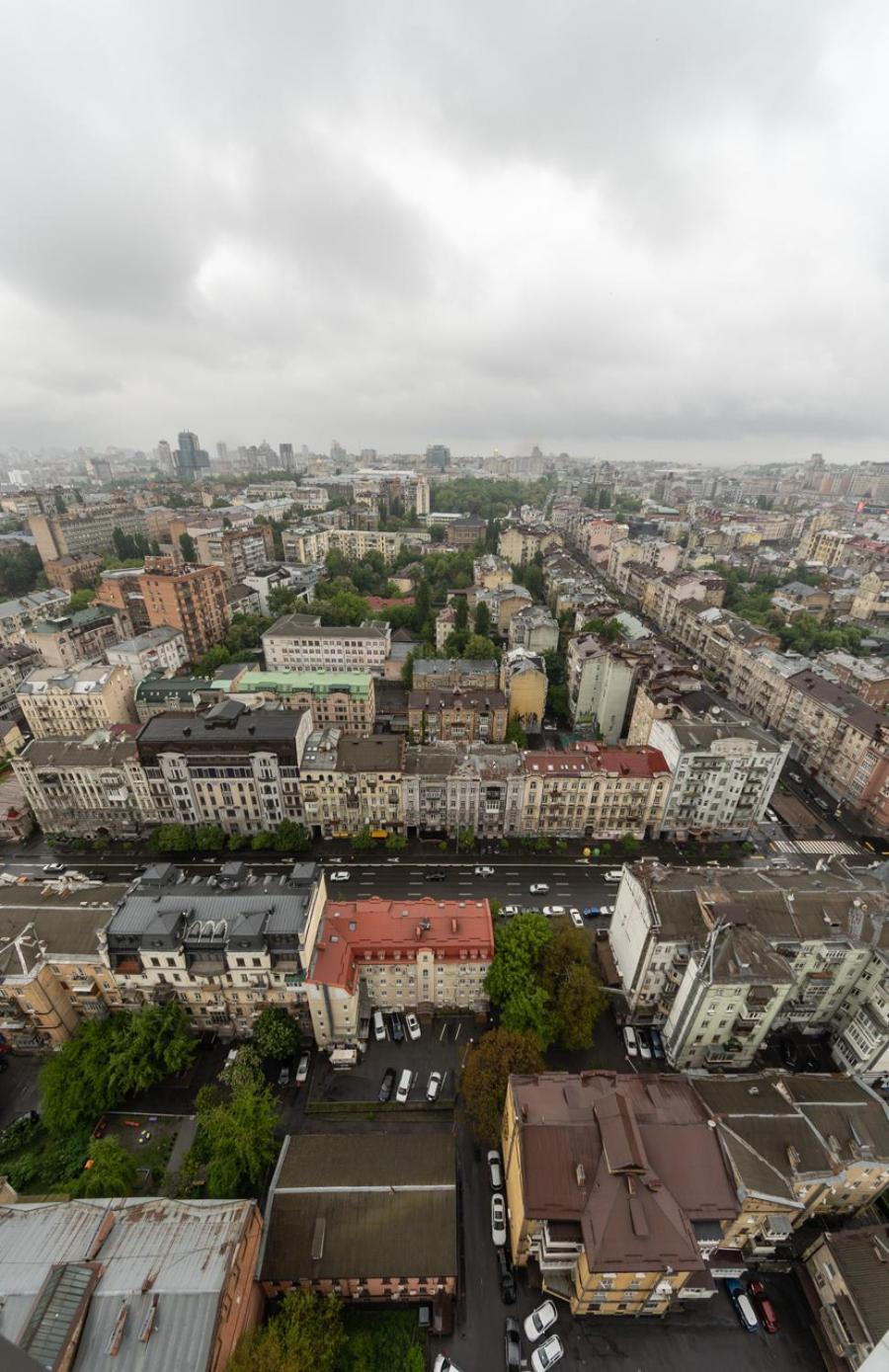 Royal Tower Residence Big Vip Apartment In Center Floor 27 Kiev Bagian luar foto